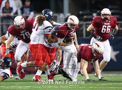 Thumbnail 3 in Allen vs. Keller Central (UIL 6A Division 1 Region I Bi-District Playoff) photogallery.