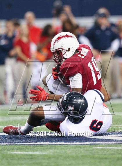 Thumbnail 3 in Allen vs. Keller Central (UIL 6A Division 1 Region I Bi-District Playoff) photogallery.
