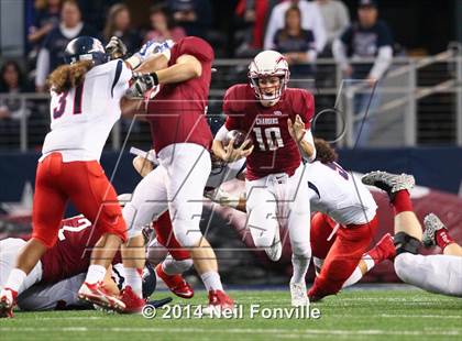Thumbnail 2 in Allen vs. Keller Central (UIL 6A Division 1 Region I Bi-District Playoff) photogallery.