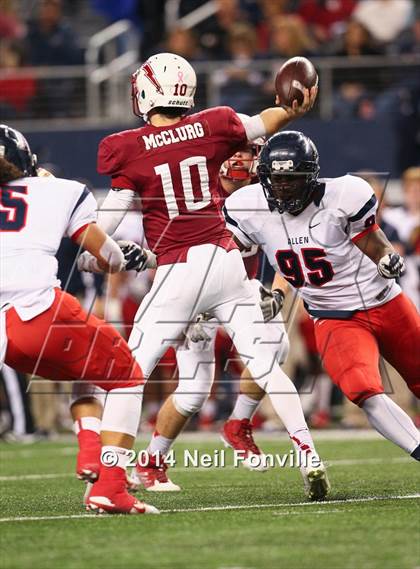 Thumbnail 1 in Allen vs. Keller Central (UIL 6A Division 1 Region I Bi-District Playoff) photogallery.