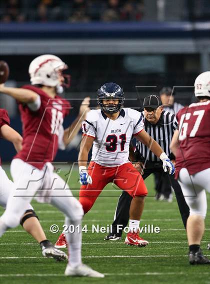 Thumbnail 1 in Allen vs. Keller Central (UIL 6A Division 1 Region I Bi-District Playoff) photogallery.