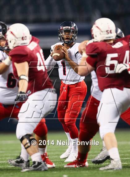 Thumbnail 1 in Allen vs. Keller Central (UIL 6A Division 1 Region I Bi-District Playoff) photogallery.