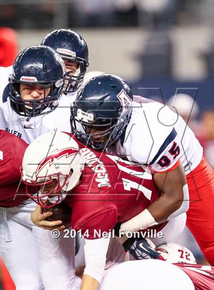 Thumbnail 1 in Allen vs. Keller Central (UIL 6A Division 1 Region I Bi-District Playoff) photogallery.