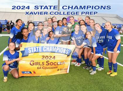 Thumbnail 3 in Xavier College Prep vs. Hamilton (AIA 6A Final - Awards) photogallery.
