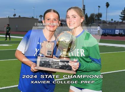 Thumbnail 2 in Xavier College Prep vs. Hamilton (AIA 6A Final - Awards) photogallery.