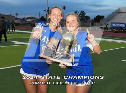 Thumbnail 2 in Xavier College Prep vs. Hamilton (AIA 6A Final - Awards) photogallery.
