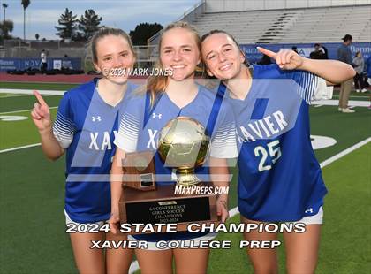Thumbnail 1 in Xavier College Prep vs. Hamilton (AIA 6A Final - Awards) photogallery.