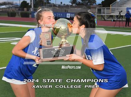 Thumbnail 1 in Xavier College Prep vs. Hamilton (AIA 6A Final - Awards) photogallery.