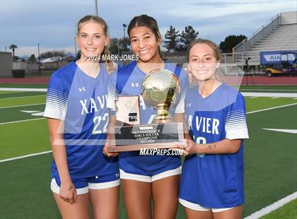 Thumbnail 1 in Xavier College Prep vs. Hamilton (AIA 6A Final - Awards) photogallery.