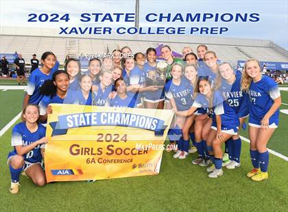 Thumbnail 2 in Xavier College Prep vs. Hamilton (AIA 6A Final - Awards) photogallery.