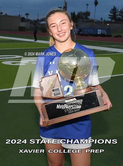 Thumbnail 2 in Xavier College Prep vs. Hamilton (AIA 6A Final - Awards) photogallery.