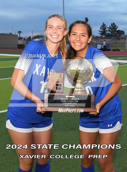 Thumbnail 2 in Xavier College Prep vs. Hamilton (AIA 6A Final - Awards) photogallery.
