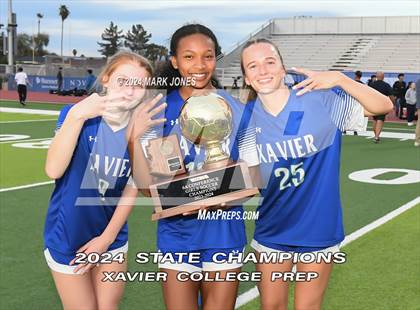 Thumbnail 1 in Xavier College Prep vs. Hamilton (AIA 6A Final - Awards) photogallery.