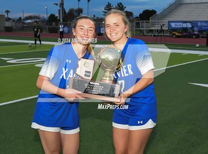 Thumbnail 3 in Xavier College Prep vs. Hamilton (AIA 6A Final - Awards) photogallery.