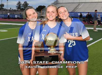 Thumbnail 2 in Xavier College Prep vs. Hamilton (AIA 6A Final - Awards) photogallery.