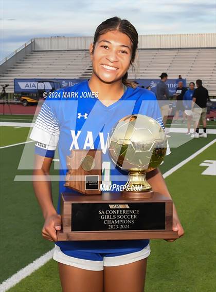 Thumbnail 1 in Xavier College Prep vs. Hamilton (AIA 6A Final - Awards) photogallery.