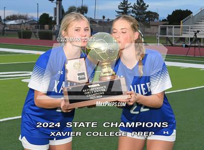 Thumbnail 3 in Xavier College Prep vs. Hamilton (AIA 6A Final - Awards) photogallery.