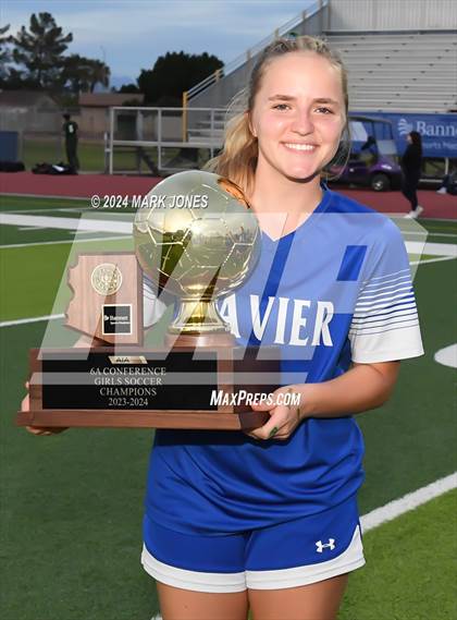 Thumbnail 3 in Xavier College Prep vs. Hamilton (AIA 6A Final - Awards) photogallery.