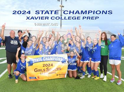 Thumbnail 2 in Xavier College Prep vs. Hamilton (AIA 6A Final - Awards) photogallery.
