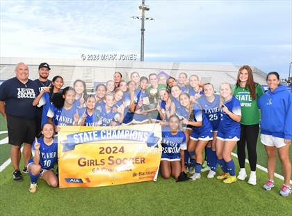 Thumbnail 3 in Xavier College Prep vs. Hamilton (AIA 6A Final - Awards) photogallery.