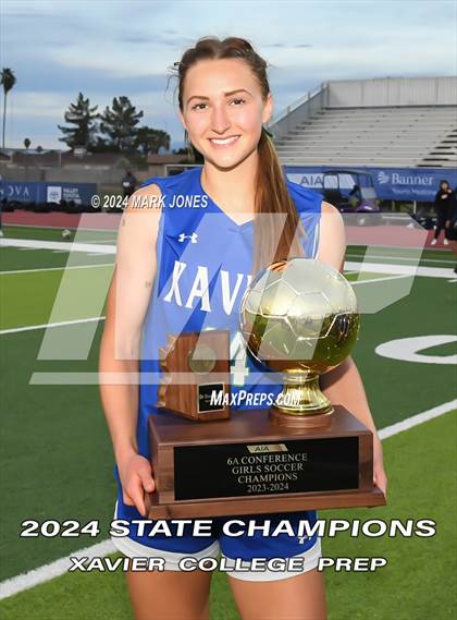 Thumbnail 3 in Xavier College Prep vs. Hamilton (AIA 6A Final - Awards) photogallery.