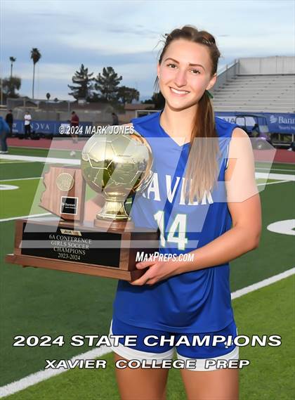 Thumbnail 1 in Xavier College Prep vs. Hamilton (AIA 6A Final - Awards) photogallery.