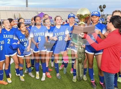 Thumbnail 1 in Xavier College Prep vs. Hamilton (AIA 6A Final - Awards) photogallery.