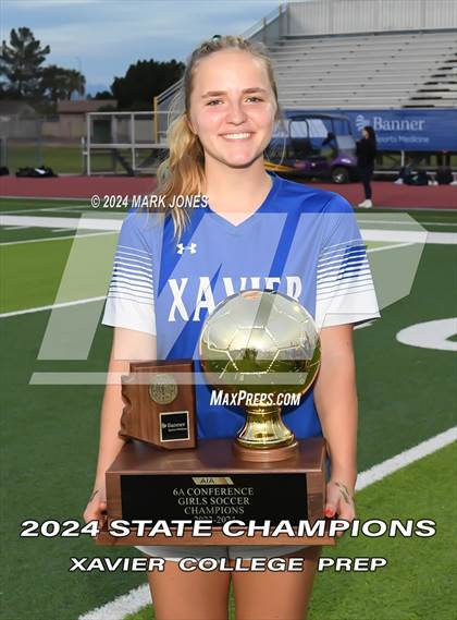 Thumbnail 3 in Xavier College Prep vs. Hamilton (AIA 6A Final - Awards) photogallery.