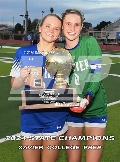 Thumbnail 3 in Xavier College Prep vs. Hamilton (AIA 6A Final - Awards) photogallery.