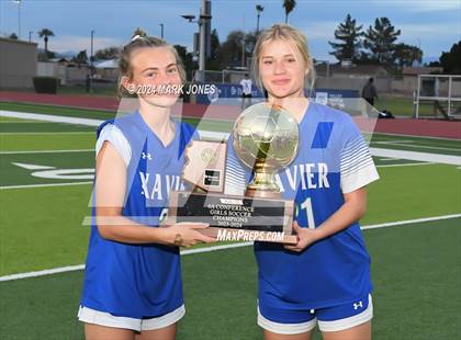 Thumbnail 3 in Xavier College Prep vs. Hamilton (AIA 6A Final - Awards) photogallery.