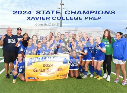 Thumbnail 3 in Xavier College Prep vs. Hamilton (AIA 6A Final - Awards) photogallery.