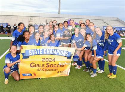 Thumbnail 1 in Xavier College Prep vs. Hamilton (AIA 6A Final - Awards) photogallery.