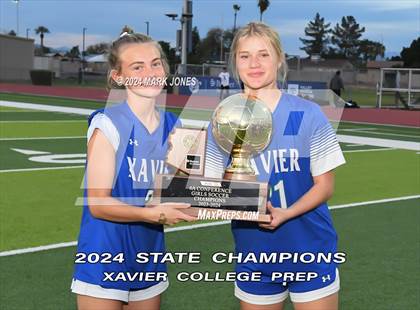 Thumbnail 1 in Xavier College Prep vs. Hamilton (AIA 6A Final - Awards) photogallery.