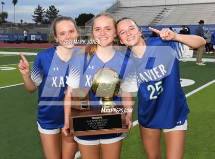 Thumbnail 3 in Xavier College Prep vs. Hamilton (AIA 6A Final - Awards) photogallery.