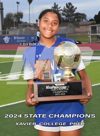 Thumbnail 3 in Xavier College Prep vs. Hamilton (AIA 6A Final - Awards) photogallery.