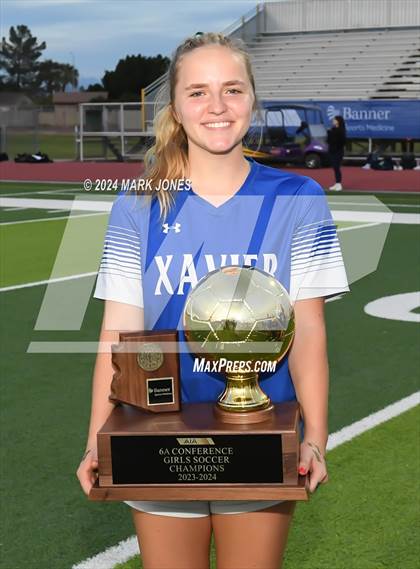 Thumbnail 2 in Xavier College Prep vs. Hamilton (AIA 6A Final - Awards) photogallery.