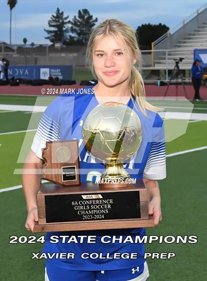 Thumbnail 1 in Xavier College Prep vs. Hamilton (AIA 6A Final - Awards) photogallery.