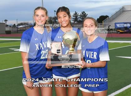 Thumbnail 2 in Xavier College Prep vs. Hamilton (AIA 6A Final - Awards) photogallery.