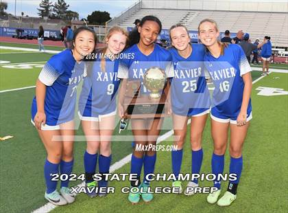 Thumbnail 3 in Xavier College Prep vs. Hamilton (AIA 6A Final - Awards) photogallery.