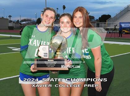 Thumbnail 1 in Xavier College Prep vs. Hamilton (AIA 6A Final - Awards) photogallery.