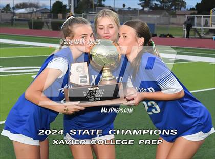 Thumbnail 1 in Xavier College Prep vs. Hamilton (AIA 6A Final - Awards) photogallery.