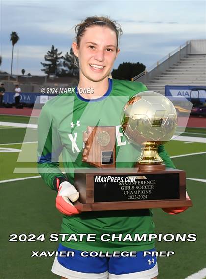 Thumbnail 2 in Xavier College Prep vs. Hamilton (AIA 6A Final - Awards) photogallery.