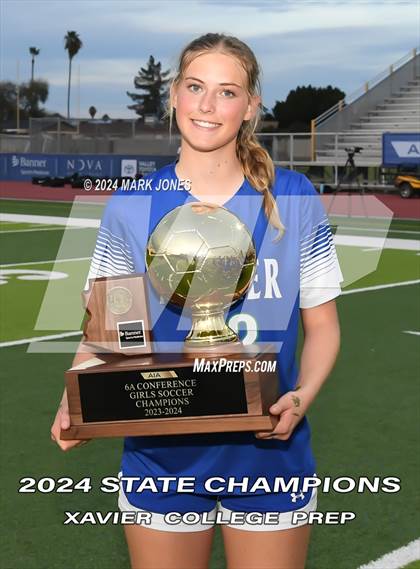 Thumbnail 2 in Xavier College Prep vs. Hamilton (AIA 6A Final - Awards) photogallery.