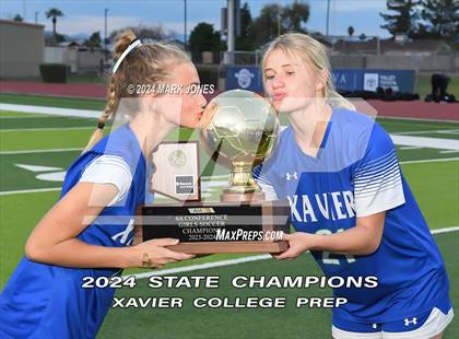 Thumbnail 3 in Xavier College Prep vs. Hamilton (AIA 6A Final - Awards) photogallery.