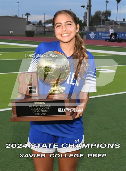 Thumbnail 2 in Xavier College Prep vs. Hamilton (AIA 6A Final - Awards) photogallery.