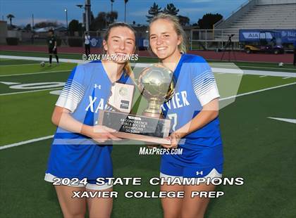 Thumbnail 1 in Xavier College Prep vs. Hamilton (AIA 6A Final - Awards) photogallery.