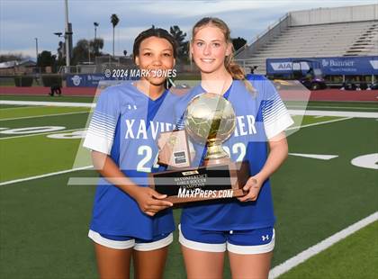Thumbnail 3 in Xavier College Prep vs. Hamilton (AIA 6A Final - Awards) photogallery.