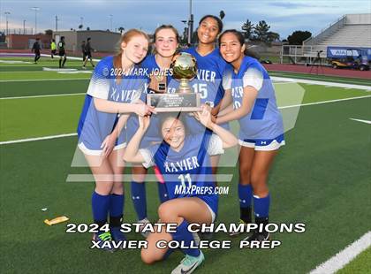 Thumbnail 3 in Xavier College Prep vs. Hamilton (AIA 6A Final - Awards) photogallery.