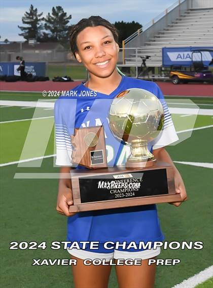 Thumbnail 3 in Xavier College Prep vs. Hamilton (AIA 6A Final - Awards) photogallery.