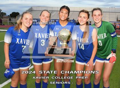 Thumbnail 3 in Xavier College Prep vs. Hamilton (AIA 6A Final - Awards) photogallery.